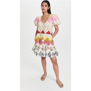 NEW love the label V Neck Dress Valentine Print